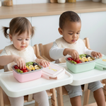LANCHEIRA BENTO BOX INOX COM DIVISÓRIA LEÃO E GIRAFA