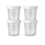 KIT 4 POTES PARA  ARMAZENAMENTO DE LEITE MATERNO 