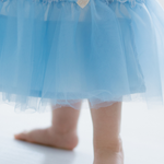 VESTIDO DE FESTAINFANTIL EM ALGODÃO E TULE