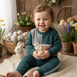 CONJUNTO INFANTIL MENINO BLUSA EM TRICÔ E CALÇA SELVA