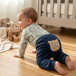 CONJUNTO BEBÊ BODY ESTAMPADO CALÇA BUMBUM BORDADO LEÃOZINHO