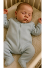  MACACAO DE SOFT COM ZIPER AZUL BEBE 