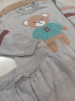 CONJUNTO INFANTIL MENINO EM TRICÔ URSINHO COM CALÇA