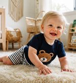 CONJUNTO BEBÊ MENINO URSINHO LISTRADO
