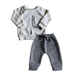 CONJUNTO BEBÊ MENINO BLUSA DE FRIO E CALÇA