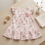 VESTIDO MALHA CANELADA BEBÊ