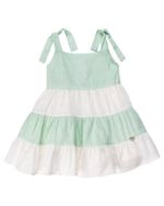 VESTIDO INFANTIL TRÊS MARIAS COM BOLSA 