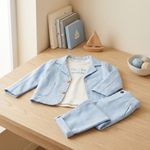 CONJUNTO INVERNO MENINO 3 PEÇAS COM BLAZER
