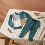 CONJUNTO INFANTIL MENINO BLUSA EM TRICÔ E CALÇA SELVA