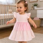 VESTIDO INFANTIL BABADOS