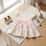 VESTIDO INFANTIL BABADOS