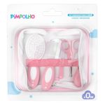 KIT HIGIENE CUIDADOS BEBÊ 5 PEÇAS COM NECESSAIRE
