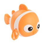 BRINQUEDO BANHO DE DAR CORDA PEIXE PALHAÇO UNISSEX PIMPOLHO