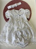 VESTIDO INFANTIL CELEBRAR KATE COM BORDADO FLORAL E TAPA-FRALDA