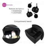 CADEIRA DIVA PRETA P/MANICURE