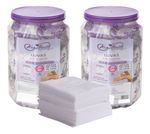 Kit 100x Luvas Manicure Creme Unhas E Pele + 50x Toalhas 30x40