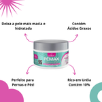 HIDRATANTE SPA DOS PES CORA (PEMAX) ACIDO HIALURONICO +AMENDOAS POTE 250G
