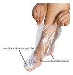 Kit Luvas Botas Emoliente Cutículas Manicure