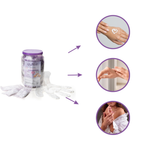 Kit Luvas Botas Emoliente Cutículas Manicure