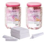 Kit Com 100x Sapatilhas Pedicure Com Creme Unhas + 50x Toalhas