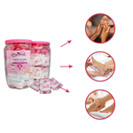 Kit Com 100x Sapatilhas Pedicure Com Creme Unhas + 50x Toalhas