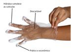 Luvas Hidratantes Com Creme Cutículas Manicure