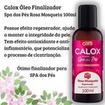 Kit Spa Pés Cora Calox Gel Removedor Calos Com Rosa Mosqueta