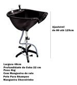 Lavatório De Cabelo Portátil Cuba Móvel Salão Beleza + Ducha