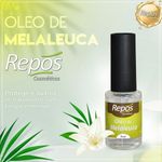 03 Óleo Melaleuca 9ml Repos Contra Fungos Micoses Nas Unhas