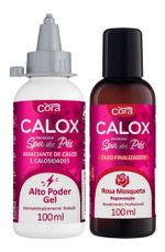 Amaciante Calox Gel E Finalizador Óleo Rosa Mosqueta Spa Pés