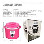 Termocera Panela Depilação Refil Mega Bell Cera Quente 127/220v Pink