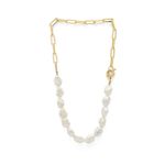 Colar Choker Pearl And Chain