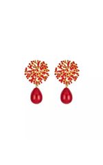 Brinco Coral Drop Our