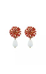 Brinco Coral Drop Our