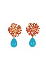 Brinco Coral Drop Our