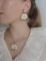 Colar Renda com Pedras Naturais