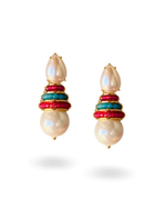 Brinco Gota Pérola Shell