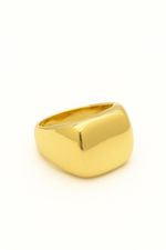 Anel Liso Dourado