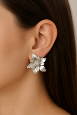 Brinco Orquídea Silver