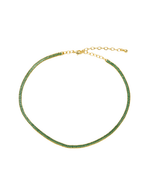 Colar Choker Zircônias Azuis