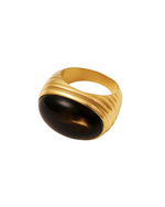 Anel Oval Cores Esmaltado
