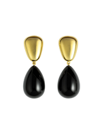 Brinco Duo Gota Black