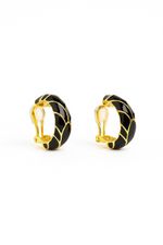 Brinco Meia Argola Enamel