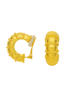 Brinco Meia Argola Textura