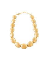Colar Dourado Fosco Amendoado