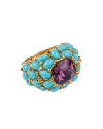 Anel Bubbles Turquesa