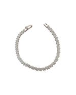 Pulseira Riviera Oval em Prata 925 com Zircônia