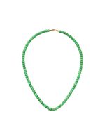 Colar Pedra Natural Jade