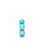 Piercing Esferas Turquesa Prata 925