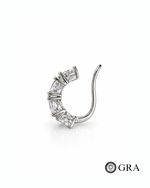 Piercing Moissanites 6mm